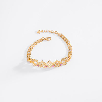 Heart Star Diamond Bracelet